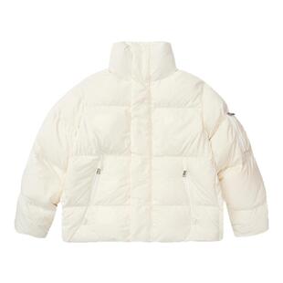 ALPHASTYLE 新品时尚潮牌冬季中性短版羽绒外套鹅绒保暖男女同款