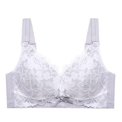 夏季大胸显小文胸罩薄款内衣女