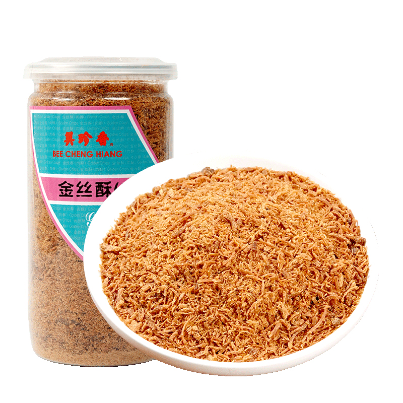 美珍香金絲酥（肉酥）190g罐裝豬肉絲網(wǎng)紅休閑零食佐餐甜點