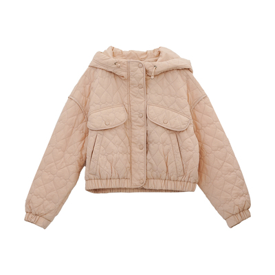 伊纱贝莲2025秋冬新款韩版棉服