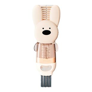 三合一杯盖刷水杯刷辅食机刀片缝隙清洗专用杯口刷子清洁奶瓶神器