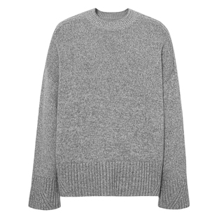 伊芙丽全羊毛圆领羊绒套头毛衫2024秋季新款职场超百搭女装上衣