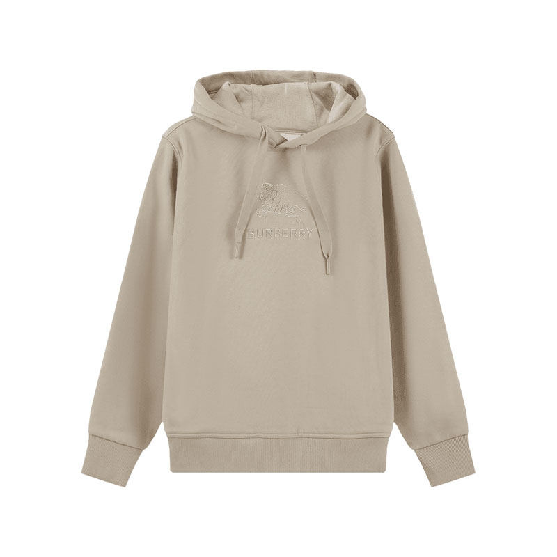 【自营】BURBERRY/博柏利男款刺绣连帽长袖卫衣 8072746