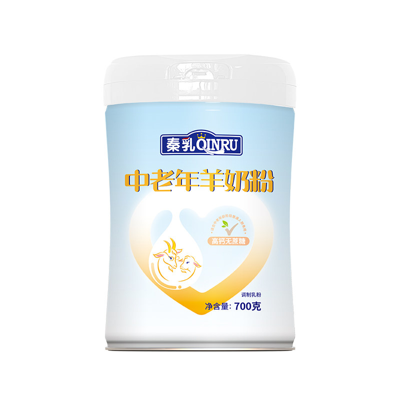 秦乳中老年羊奶粉高钙无蔗糖
