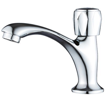 单孔台盆全铜加长单冷水龙头