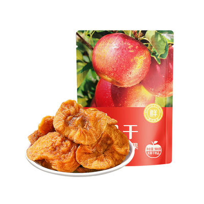 鲜记苹果干0添加烟台红富士非山姆同源苹果肉低脂高纤维零食500g