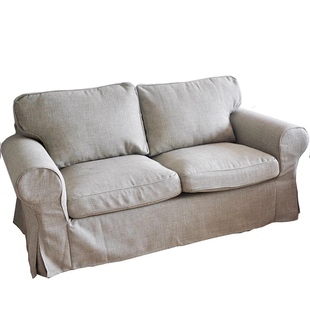 定做纯亚麻雨露麻爱克托沙发套棉麻法乐福沙发罩垫桑比纯麻全棉