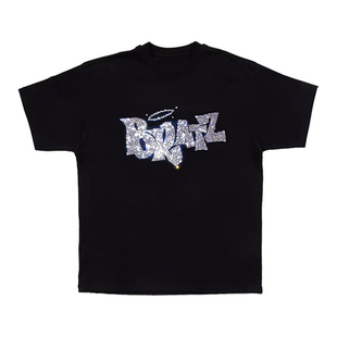 bratz烫钻T恤短袖芭比欧美原宿风千禧卡通Y2K辣妹宽松bf风纯棉T恤