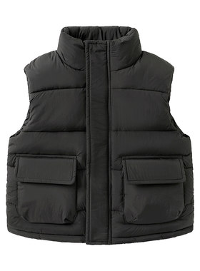 男童立领棉服马甲儿童夹棉背心