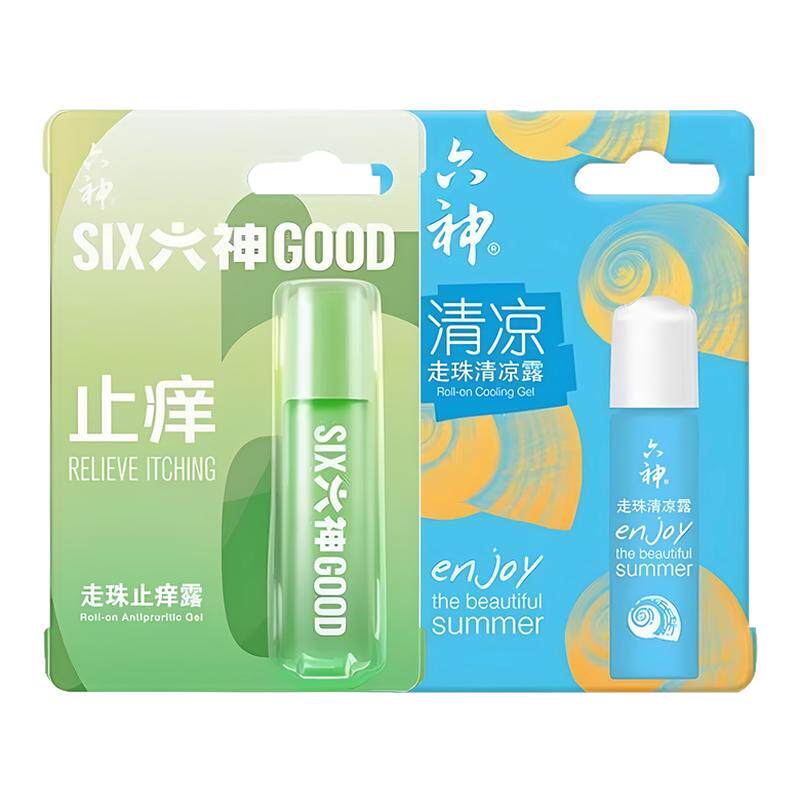 六神走珠止痒露清凉便携正品