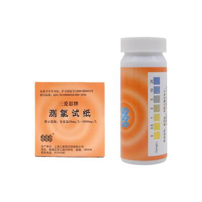 测氯试纸消毒剂浓度三爱思