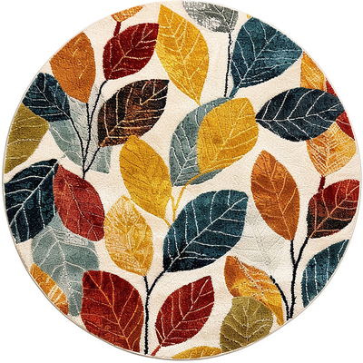 款圆形地毯客厅沙发地垫转椅垫子