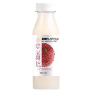 零度果坊NFC荔枝汁300ml*5瓶包邮