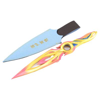 30CM落英飞旋皮套版金属模型可转