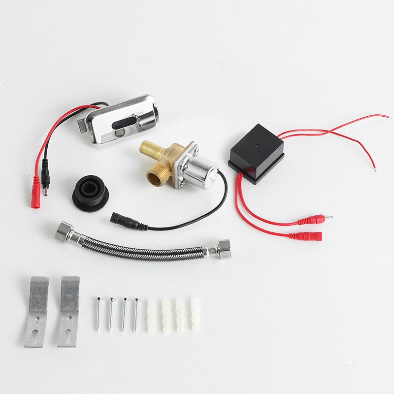 家用马桶小便斗电磁阀智能感应器冲洗感应工程电磁阀小便器酒店