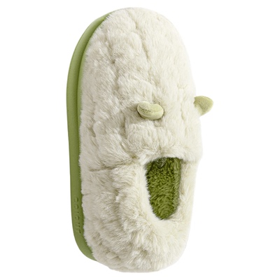 厚底加绒棉鞋女款包跟外穿保暖