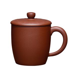 菱花杯 原矿底槽青 助工王仲英 纯手工办公杯正品紫砂杯包邮400cc