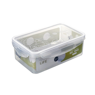 普业正品保鲜盒塑料密封盒冷冻冷藏盒上班族微波饭盒阿胶盒带手柄