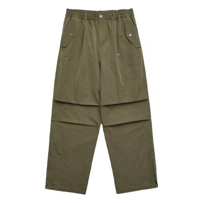 HavenYard工装伞兵裤侧拉链双褶