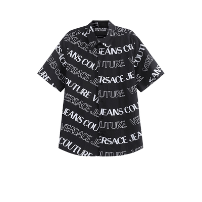 VJC范思哲宽松版休闲短袖衬衫