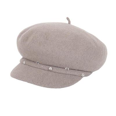 MAO品帽堂秋冬羊毛云朵八角帽女
