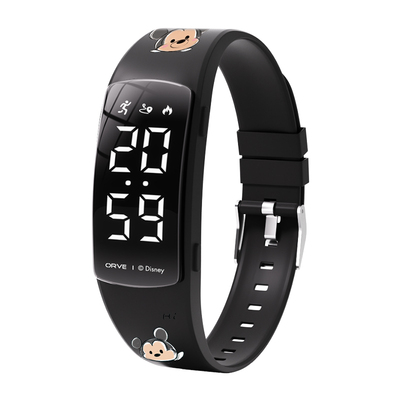 迪士尼儿童电子表小学生运动防水夜光多功能震动闹钟腕表磁吸充电