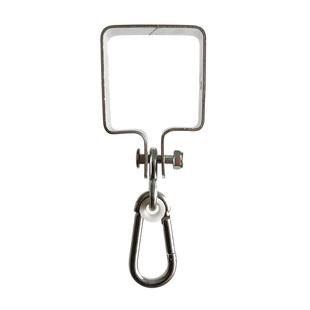 儿童秋千配件方管挂钩承重吊环方形扣件室外多人玩具宝宝户外吊钩