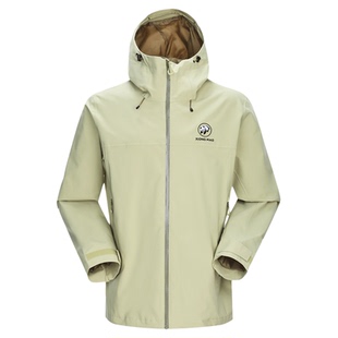 [雨壳]熊猫骆驼冲锋衣女2026春夏休闲夹克防风防雨登山服连帽外套