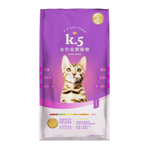 华宠猫粮K5增肥发腮猫主粮幼猫成猫怀孕哺乳母猫粮10kg全猫粮