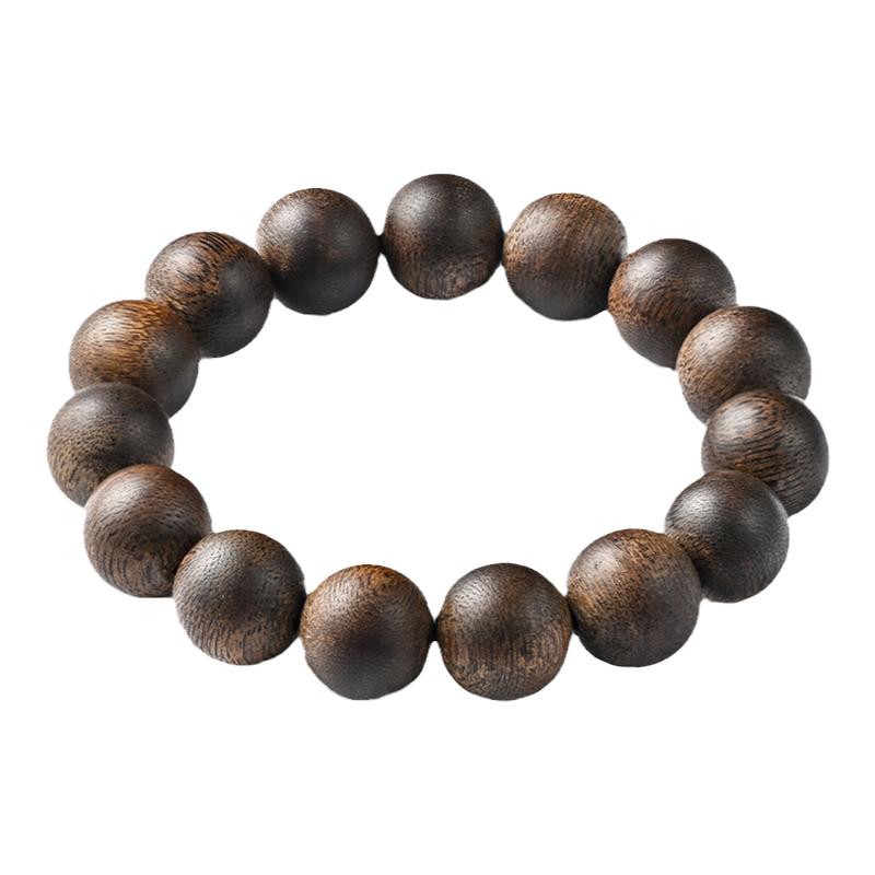 真天然越南芽庄奇楠沉香手串男盘玩念珠108颗佛珠檀木文玩手链女