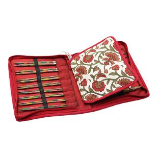 进口编织工具knitpro Symfonie彩木组合可换针头可拆卸套装毛衣针