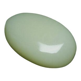 青白色玉把件天然玉石原石打磨手把件男士女款文玩把玩件小摆件