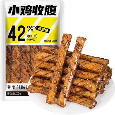 轻即荞麦低脂辣棒辣条香菜味0解馋脂肪卡热量嘴馋高蛋白小零食品