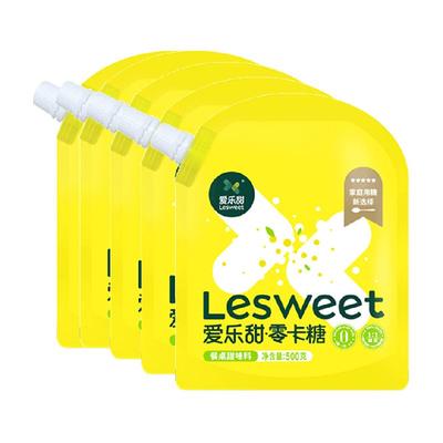 爱乐甜无糖代糖零卡糖500g×5袋
