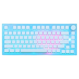 雷咖泽KW75Pro光污染客制化机械键盘GASKET结构75配列三模热插拔