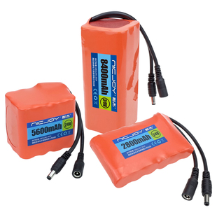 耐杰24V锂电池组大容量三元功率电源电瓶包可充电便携6串伏充电器