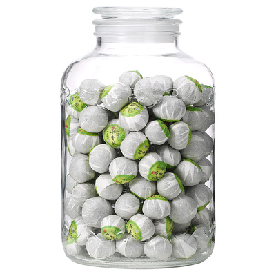 中式食品级无铅玻璃磨砂密封罐