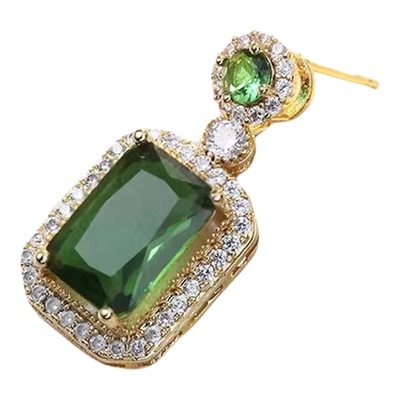 宝石女套装首饰项链轻奢复古