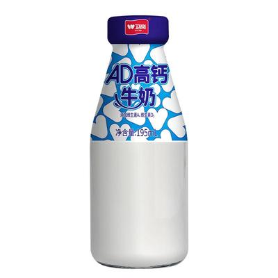 南京卫岗天天订瓶装AD高钙鲜牛奶