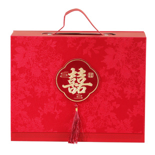山姆喜糖礼盒成品含糖伴手礼中式婚礼糖果宾客回礼订婚宴专用礼盒