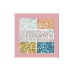 网红美甲亮片眼影啫喱膏免胶水面部星星舞台演出闪光亮粉高光修容