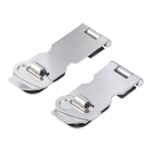 不锈钢门锁扣卡扣固定柜门抽屉锁牌挂门鼻搭扣老式木门栓明装插销