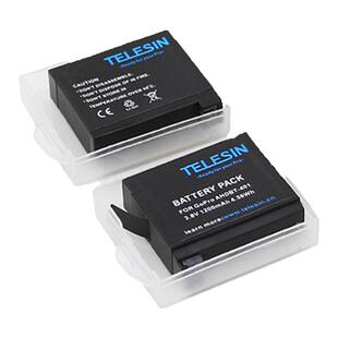 泰迅TELESIN适配gopro12/11/10/9电池盒适配 hero10/9/8/6/7电池收纳盒相机锂电池保护防潮盒保护盒便携盒子
