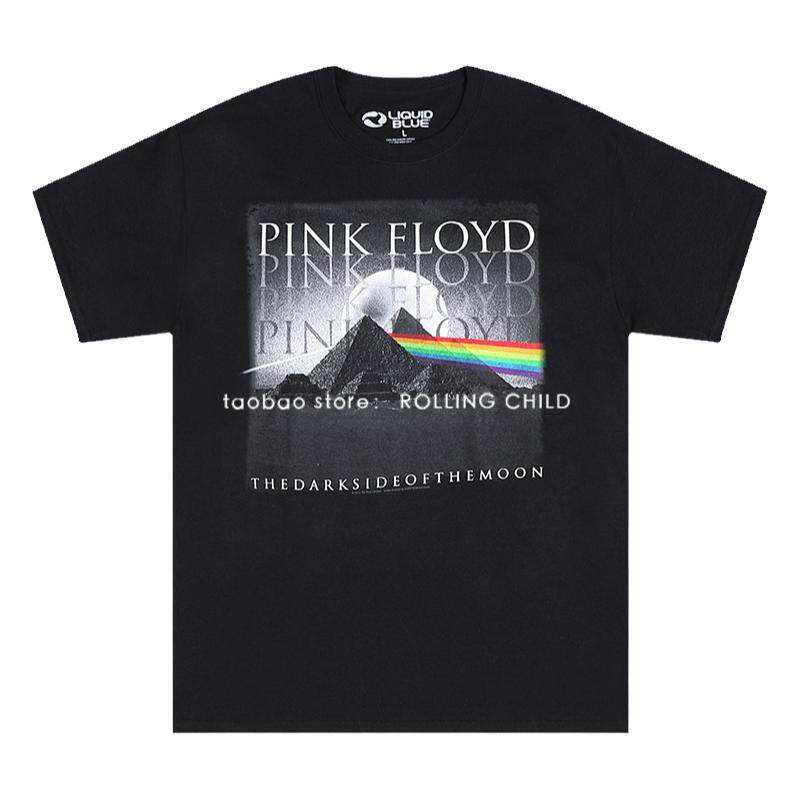 正版PinkFloyd摇滚T恤现行版