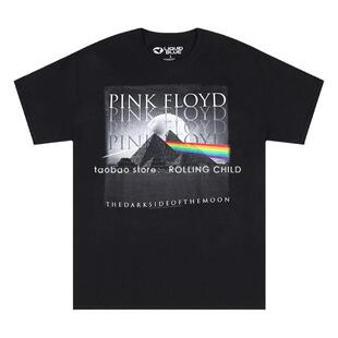正版Pink Floyd平克弗洛伊德vintage摇滚乐队d短袖T恤 官方现行版