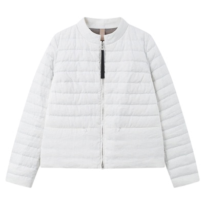 拉链超轻修身版型90白鹅绒羽绒服