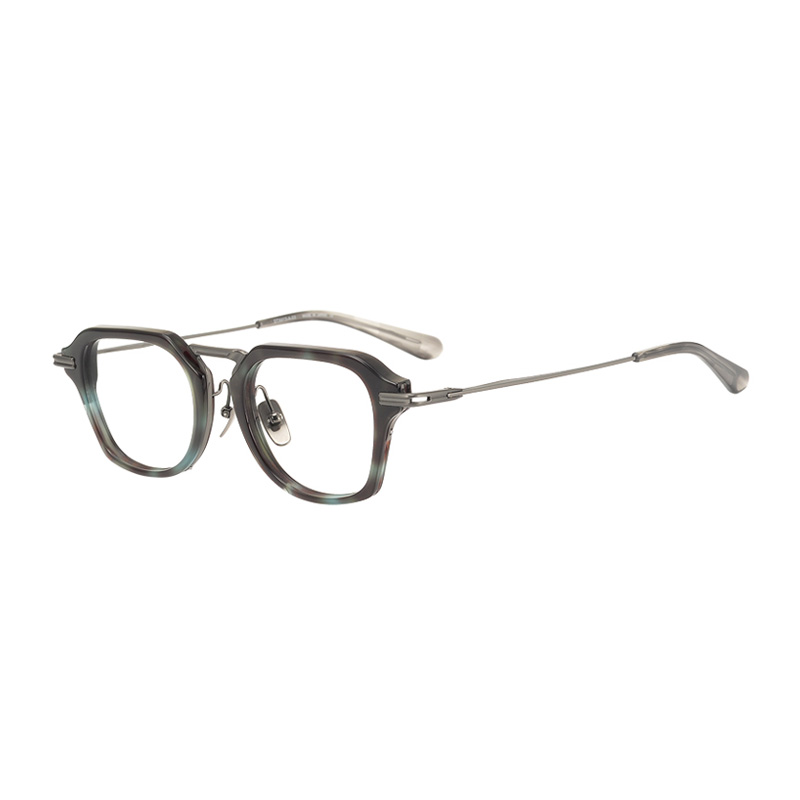 一念天堂！纯钛板材眼镜架方框复古大框女防蓝光配近视镜片时尚男