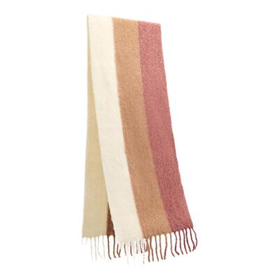 JASON WU 春夏新款百搭休闲羊驼毛混纺温暖慵懒流苏围巾女