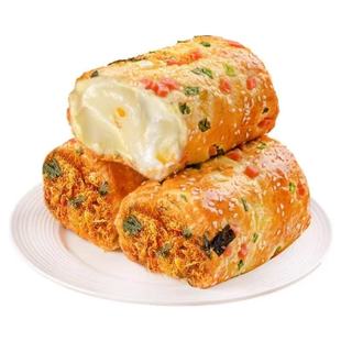 香葱肉松面包卷夹心老式饱腹爆浆整箱早晚代餐三明治休闲食品小吃