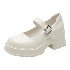 内增高玛丽珍鞋2026春夏洛丽塔JK单鞋厚底粗跟小皮鞋小码女鞋3233